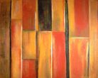 STREIFZUEGE Acryl-Leinen 50x40